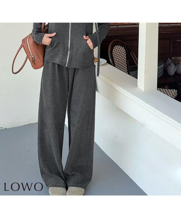 【ロワ/LOWO】のスウェットフード付きパーカー&ワイドパンツセットアップ インテリア・キッズ・メンズ・レディースファッション・服の通販 founy(ファニー) https://founy.com/ ファッション Fashion レディースファッション Fashion for Women セットアップ Matching Sets レディースパンツ・ボトムス Pants & Trousers / Bottoms 新作・新入荷 New Arrivals / New In パーカー Hoodie, Parka プチプライス・低価格 Affordable / Budget Price |ID: prp329100004807915 ipo3291000000034889477