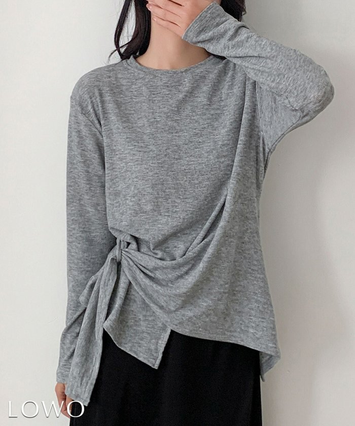 【ロワ/LOWO】のサイドタックアシンメトリーカットソー インテリア・キッズ・メンズ・レディースファッション・服の通販 founy(ファニー) https://founy.com/ ファッション Fashion レディースファッション Fashion for Women トップス・カットソー Cut & Sew Tops カットソー・ベーシックTシャツ Cut-and-Sewn Tops / Stretch Tees & Basics 新作・新入荷 New Arrivals / New In プチプライス・低価格 Affordable / Budget Price |ID: prp329100004808890 ipo3291000000036170372