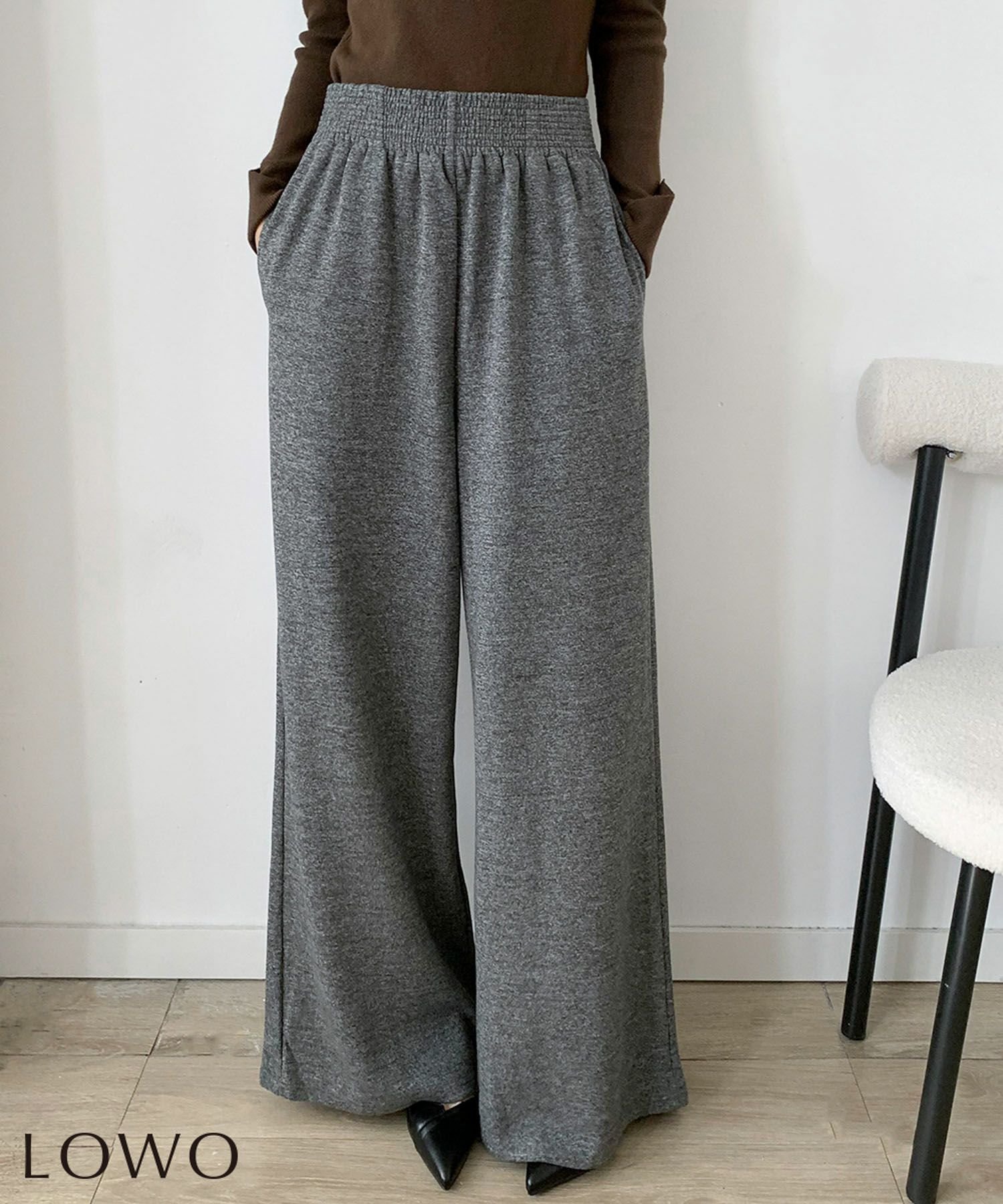 【ロワ/LOWO】のウエストシャーリングスウェットワイドパンツ 人気、トレンドファッション・服の通販 founy(ファニー) 　ファッション　Fashion　レディースファッション　Fashion for Women　パンツ　Pants & Trousers　新作・新入荷　New Arrivals / New In　プチプライス・低価格　Affordable / Budget Price　 other-1|ID: prp329100004808893 ipo3291000000035502761