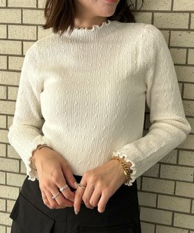 【アンピルーラ/Ampirula】 【2025AW】フリルハイネックシアーニットプルオーバー人気、トレンドファッション・服の通販 founy(ファニー) ファッション Fashion レディースファッション Fashion for Women トップス・カットソー Cut & Sew Tops ニット Knit Tops & Sweaters カジュアルプルオーバー・ニットトップス Pullovers & Knit Tops / Casual Pullovers 新作・新入荷 New Arrivals / New In 2025年 2025 2025-2026秋冬・A/W Autumn/Winter 2025–26 AW25–26 プチプライス・低価格 Affordable / Budget Price |ID:prp329100004817386