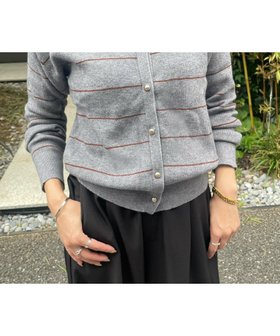 【アンピルーラ/Ampirula】 【2025AW】ボーダーニットカーディガン人気、トレンドファッション・服の通販 founy(ファニー) ファッション Fashion レディースファッション Fashion for Women トップス・カットソー Cut & Sew Tops ニット Knit Tops & Sweaters カーディガン・羽織り Layered Style Cardigans 新作・新入荷 New Arrivals / New In 2025年 2025 2025-2026秋冬・A/W Autumn/Winter 2025–26 AW25–26 プチプライス・低価格 Affordable / Budget Price |ID:prp329100004817390