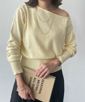 【アンピルーラ/Ampirula】 【2025AW】オフショルダーニットプルオーバー人気、トレンドファッション・服の通販 founy(ファニー) ファッション Fashion レディースファッション Fashion for Women トップス・カットソー Cut & Sew Tops ニット Knit Tops & Sweaters カジュアルプルオーバー・ニットトップス Pullovers & Knit Tops / Casual Pullovers 新作・新入荷 New Arrivals / New In 2025年 2025 2025-2026秋冬・A/W Autumn/Winter 2025–26 AW25–26 プチプライス・低価格 Affordable / Budget Price |ID:prp329100004817394