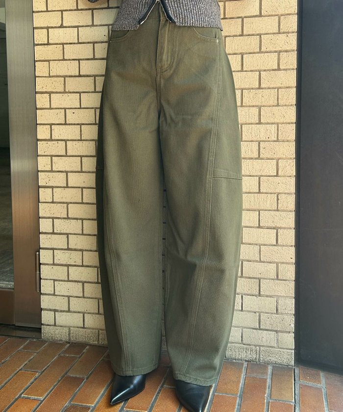 【アンピルーラ/Ampirula】のバレルレッグデニムパンツ インテリア・キッズ・メンズ・レディースファッション・服の通販 founy(ファニー) https://founy.com/ ファッション Fashion レディースファッション Fashion for Women パンツ Pants & Trousers デニムパンツ・ジーンズ・美脚デニム Denim Jeans & Pants 新作・新入荷 New Arrivals / New In プチプライス・低価格 Affordable / Budget Price |ID: prp329100004827407 ipo3291000000035899765