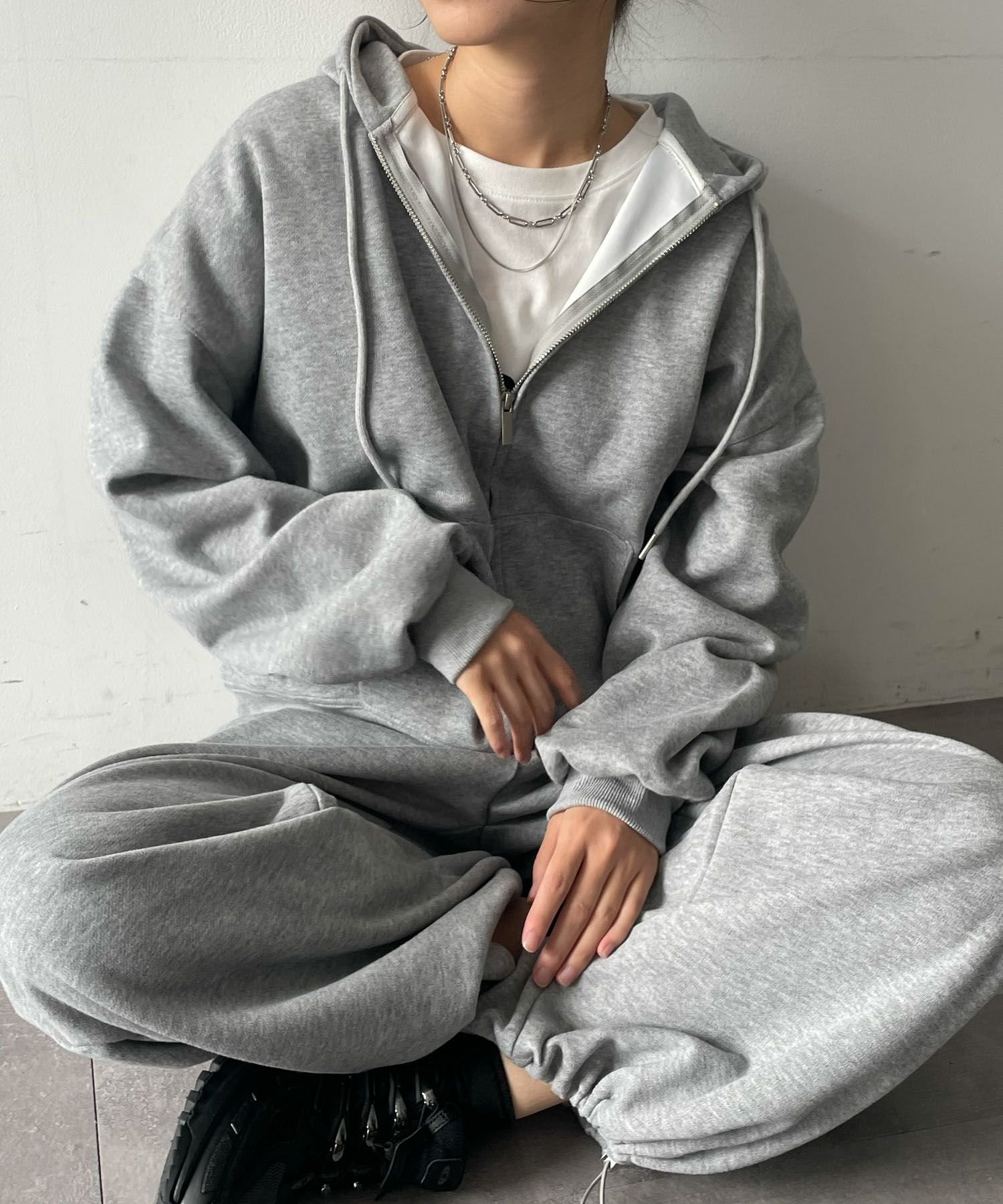 【アンピルーラ/Ampirula】の【2025AW】スウェットフード付きパーカー&ワイドパンツセットアップ 人気、トレンドファッション・服の通販 founy(ファニー) 　ファッション　Fashion　レディースファッション　Fashion for Women　セットアップ　Matching Sets　レディースパンツ・ボトムス　Pants & Trousers / Bottoms　新作・新入荷　New Arrivals / New In　2025年　2025　2025-2026秋冬・A/W　Autumn/Winter 2025–26 AW25–26　パーカー　Hoodie, Parka　プチプライス・低価格　Affordable / Budget Price　 other-1|ID: prp329100004827410 ipo3291000000035127290