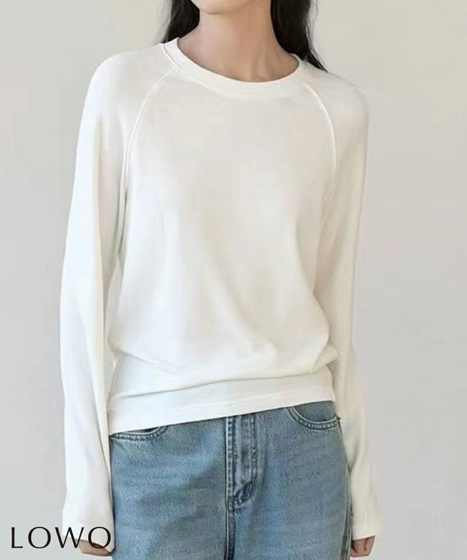 【ロワ/LOWO】のカシミヤ混コットンロンT|しっとり柔らか・ストレスフリーの大人Tシャツ 人気、トレンドファッション・服の通販 founy(ファニー) 　ファッション　Fashion　レディースファッション　Fashion for Women　トップス・カットソー　Cut & Sew Tops　シャツ・ブラウス・オフィスカジュアル　Elegant Blouses & Button-Ups　ロングTシャツ・Tシャツ　Longline T-Shirts & Tees　新作・新入荷　New Arrivals / New In　プチプライス・低価格　Affordable / Budget Price　 other-1|ID: prp329100004829286 ipo3291000000035148423