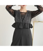 【ガール/GIRL】の【ANDRESD】チュールフリル×ペプラムノースリーブワンピース&シアーインナーアンサンブルパーティードレス 人気、トレンドファッション・服の通販 founy(ファニー) ファッション Fashion レディースファッション Fashion for Women ワンピース Dresses フォーマル・パーティードレス・結婚式用ドレス Elegant & Casual Dresses 新作・新入荷 New Arrivals / New In プチプライス・低価格 Affordable / Budget Price |ID:prp329100004832155