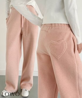 【ロワ/LOWO】 バックハートポケット もこもこボアスウェットパンツ人気、トレンドファッション・服の通販 founy(ファニー) ファッション Fashion レディースファッション Fashion for Women パンツ Pants & Trousers バッグ Bags 新作・新入荷 New Arrivals / New In プチプライス・低価格 Affordable / Budget Price |ID:prp329100004834816
