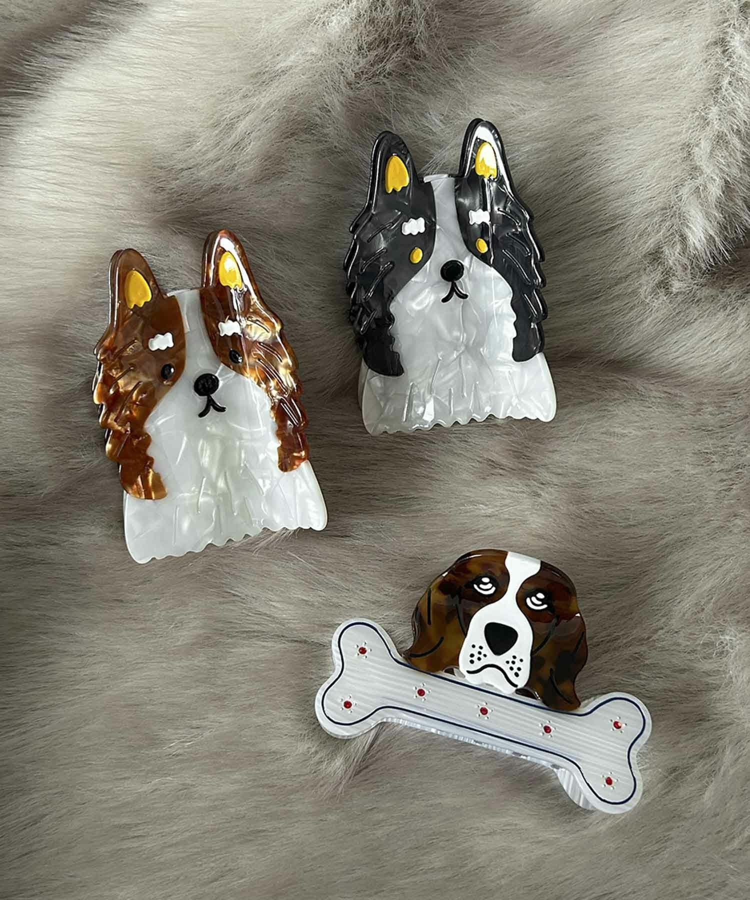 【ロワ/LOWO】のドッグモチーフビッグバレッタ 人気、トレンドファッション・服の通販 founy(ファニー) 　ファッション　Fashion　レディースファッション　Fashion for Women　新作・新入荷　New Arrivals / New In　プチプライス・低価格　Affordable / Budget Price　 other-1|ID: prp329100004834820 ipo3291000000035214668