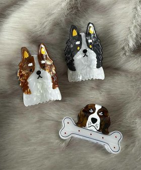 【ロワ/LOWO】のドッグモチーフビッグバレッタ 人気、トレンドファッション・服の通販 founy(ファニー) ファッション Fashion レディースファッション Fashion for Women 新作・新入荷 New Arrivals / New In プチプライス・低価格 Affordable / Budget Price |ID:prp329100004834820