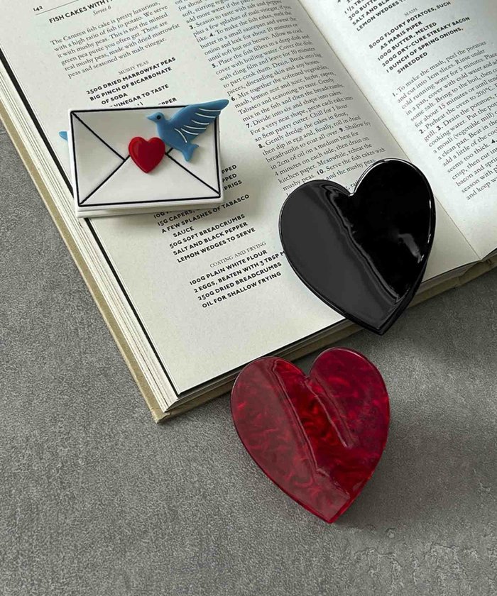 【ロワ/LOWO】のハートモチーフバレッタ インテリア・キッズ・メンズ・レディースファッション・服の通販 founy(ファニー) https://founy.com/ ファッション Fashion レディースファッション Fashion for Women 新作・新入荷 New Arrivals / New In プチプライス・低価格 Affordable / Budget Price |ID: prp329100004834824 ipo3291000000035214687