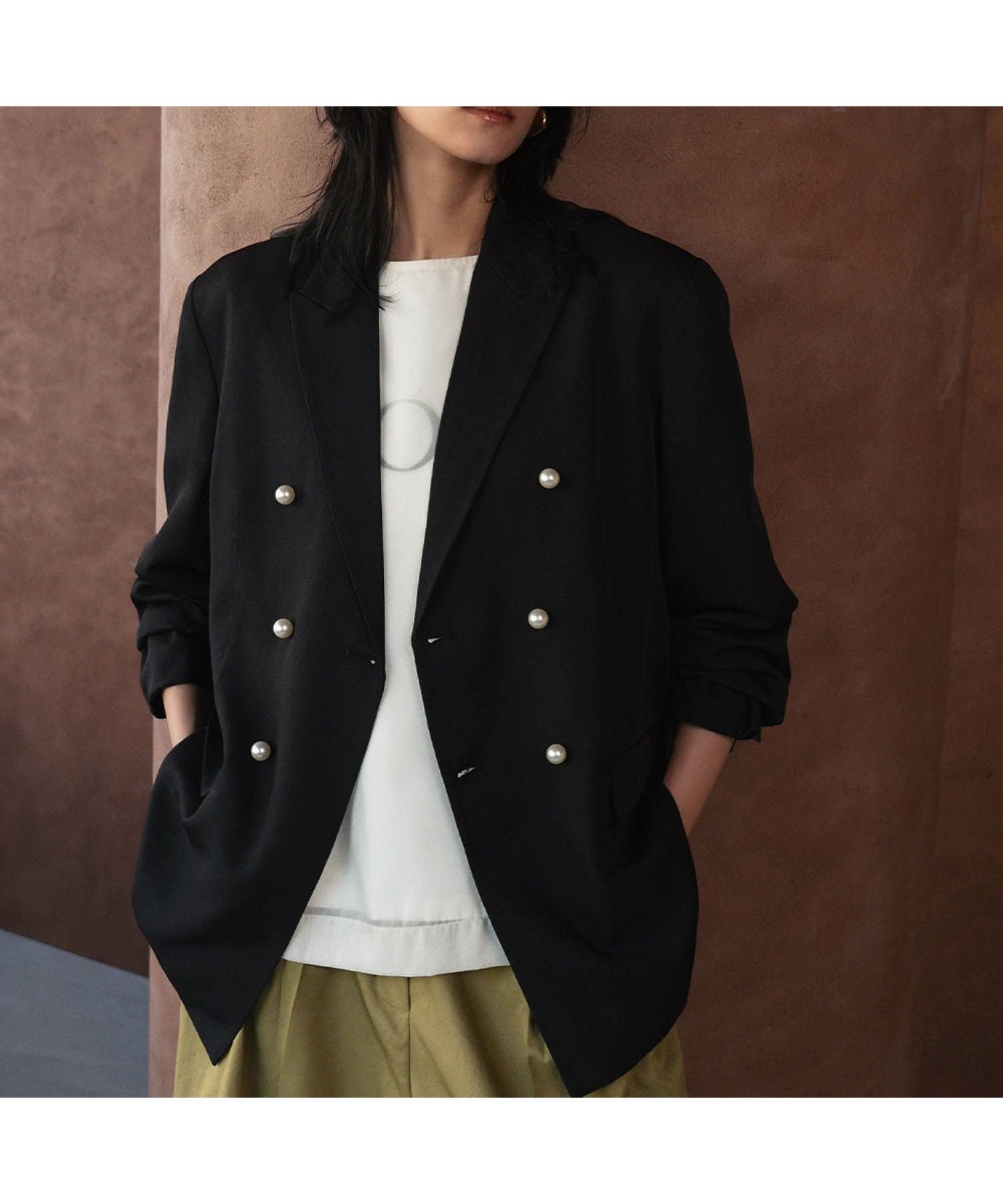 【エルフランク/ELFRANK】の【2026SS】折り返し袖刺繍テーラードジャケット Washable 人気、トレンドファッション・服の通販 founy(ファニー) 　ファッション　Fashion　レディースファッション　Fashion for Women　アウター　Coat / Outerwear Collection　レディースジャケット・軽アウター　Jackets　テーラードジャケット / 通勤・きれいめスタイル　Tailored Jackets & Blazers　新作・新入荷　New Arrivals / New In　2026年　2026　プチプライス・低価格　Affordable / Budget Price　 other-1|ID: prp329100004838016 ipo3291000000036253154