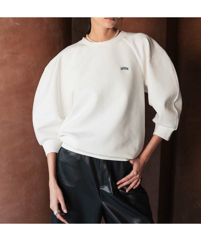 【エルフランク/ELFRANK】の【2026SS先行予約】ワンポイントロゴ刺繍ラグランスリーブスウェットプルオーバー Washable インテリア・キッズ・メンズ・レディースファッション・服の通販 founy(ファニー) https://founy.com/ ファッション Fashion レディースファッション Fashion for Women トップス・カットソー Cut & Sew Tops レディースパーカー・カジュアルフーディー Casual Hoodies & Sweatshirts カジュアルプルオーバー・ニットトップス Pullovers & Knit Tops / Casual Pullovers スウェット・クルーネックトップス Sweatshirts & Crewnecks / Relaxed Fit Sweat Tops 新作・新入荷 New Arrivals / New In 2026年 2026 プチプライス・低価格 Affordable / Budget Price ワンポイント One Point, Statement Accent |ID: prp329100004838018 ipo3291000000035250615