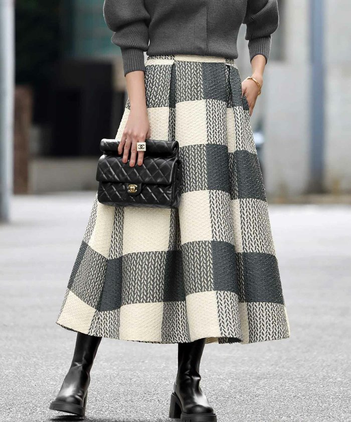 【エルフランク/ELFRANK】の【2026SS先行予約】チェックプリントボックスプリーツフレアスカート インテリア・キッズ・メンズ・レディースファッション・服の通販 founy(ファニー) https://founy.com/ ファッション Fashion レディースファッション Fashion for Women スカート Skirts Aライン・フレアスカート A-Line & Flared Skirts 新作・新入荷 New Arrivals / New In 2026年 2026 プチプライス・低価格 Affordable / Budget Price |ID: prp329100004838026 ipo3291000000035898168