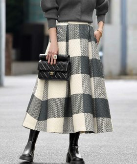 【エルフランク/ELFRANK】の【2026SS】チェックプリントボックスプリーツフレアスカート 人気、トレンドファッション・服の通販 founy(ファニー) ファッション Fashion レディースファッション Fashion for Women スカート Skirts Aライン・フレアスカート A-Line & Flared Skirts 新作・新入荷 New Arrivals / New In 2026年 2026 プチプライス・低価格 Affordable / Budget Price |ID:prp329100004838026