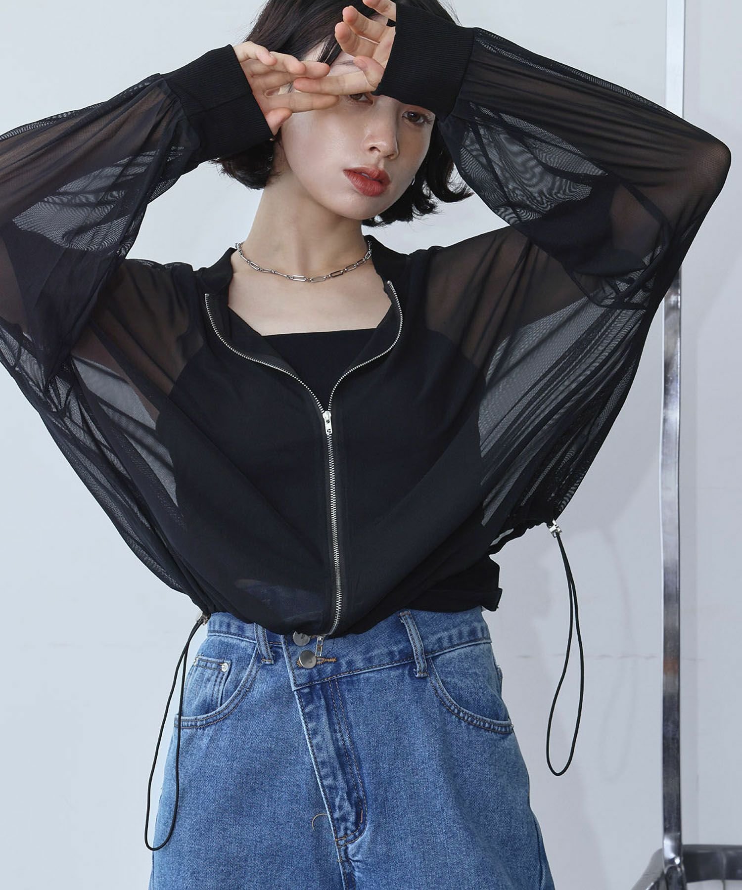 【アンピルーラ/Ampirula】のシアージップアップショート丈ブルゾン 人気、トレンドファッション・服の通販 founy(ファニー) 　ファッション　Fashion　レディースファッション　Fashion for Women　アウター　Coat / Outerwear Collection　ブルゾンジャケット・スポーティアウター　Blouson Jackets　新作・新入荷　New Arrivals / New In　ブルゾン　Blouson, Bomber Jacket　プチプライス・低価格　Affordable / Budget Price　 other-1|ID: prp329100004841403 ipo3291000000035902315