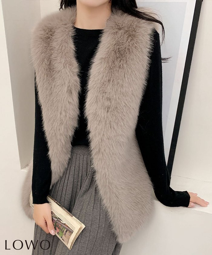 【ロワ/LOWO】のフェイクファーベスト インテリア・キッズ・メンズ・レディースファッション・服の通販 founy(ファニー) https://founy.com/ ファッション Fashion レディースファッション Fashion for Women アウター Coat / Outerwear Collection トップス・カットソー Cut & Sew Tops ベスト&ジレ / 重ね着スタイル Vests & Gilets 新作・新入荷 New Arrivals / New In プチプライス・低価格 Affordable / Budget Price |ID: prp329100004841408 ipo3291000000036172714