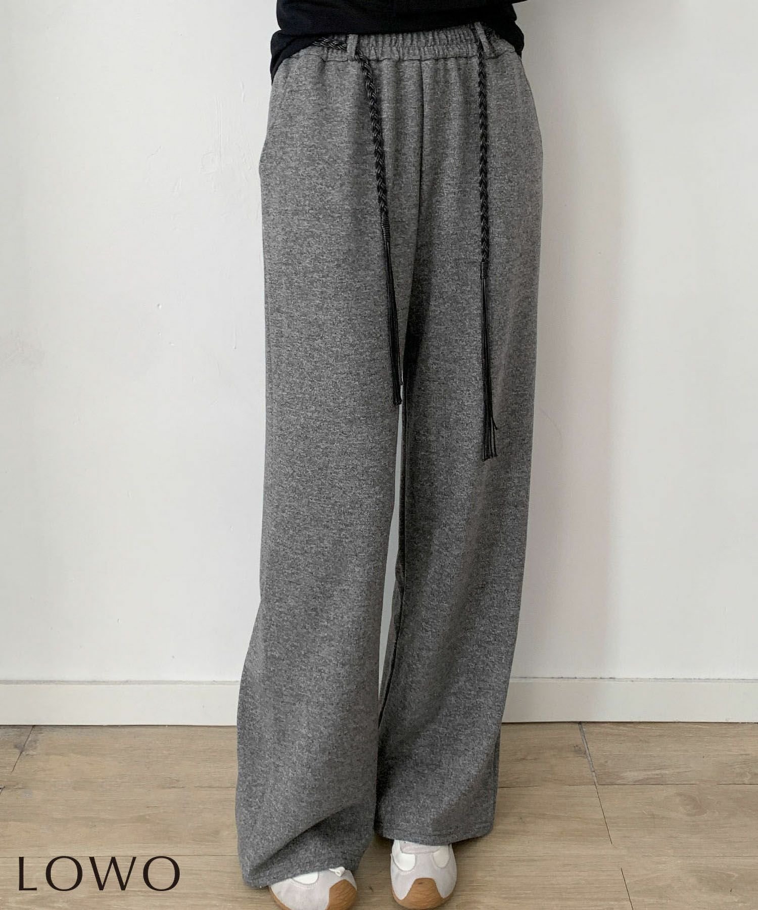【ロワ/LOWO】のベルト付きスウェットワイドパンツ 人気、トレンドファッション・服の通販 founy(ファニー) 　ファッション　Fashion　レディースファッション　Fashion for Women　パンツ　Pants & Trousers　ベルト&ウエストマーク　Belts & Waist Accessories　新作・新入荷　New Arrivals / New In　プチプライス・低価格　Affordable / Budget Price　 other-1|ID: prp329100004841425 ipo3291000000035969258