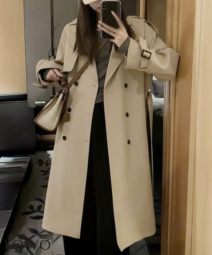 【ロワ/LOWO】のクラシックロングトレンチコート インテリア・キッズ・メンズ・レディースファッション・服の通販 founy(ファニー) https://founy.com/ ファッション Fashion レディースファッション Fashion for Women アウター Coat / Outerwear Collection コート・ロングコート・ピーコート Long Coats, Peacoats & More トレンチコート / 春秋の定番アウター Trench Coats 新作・新入荷 New Arrivals / New In プチプライス・低価格 Affordable / Budget Price |ID: prp329100004858630 ipo3291000000036162586