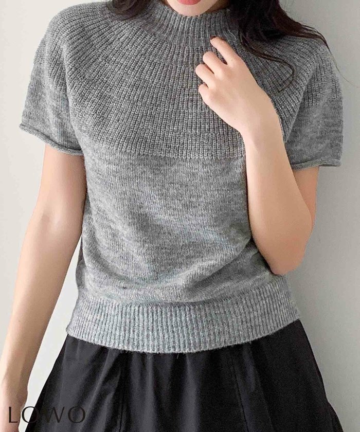 【ロワ/LOWO】のウールブレンドウール混素材の上品見えトップス インテリア・キッズ・メンズ・レディースファッション・服の通販 founy(ファニー) https://founy.com/ ファッション Fashion レディースファッション Fashion for Women トップス・カットソー Cut & Sew Tops 新作・新入荷 New Arrivals / New In プチプライス・低価格 Affordable / Budget Price エレガント 上品 Elegant |ID: prp329100004859479 ipo3291000000036162520