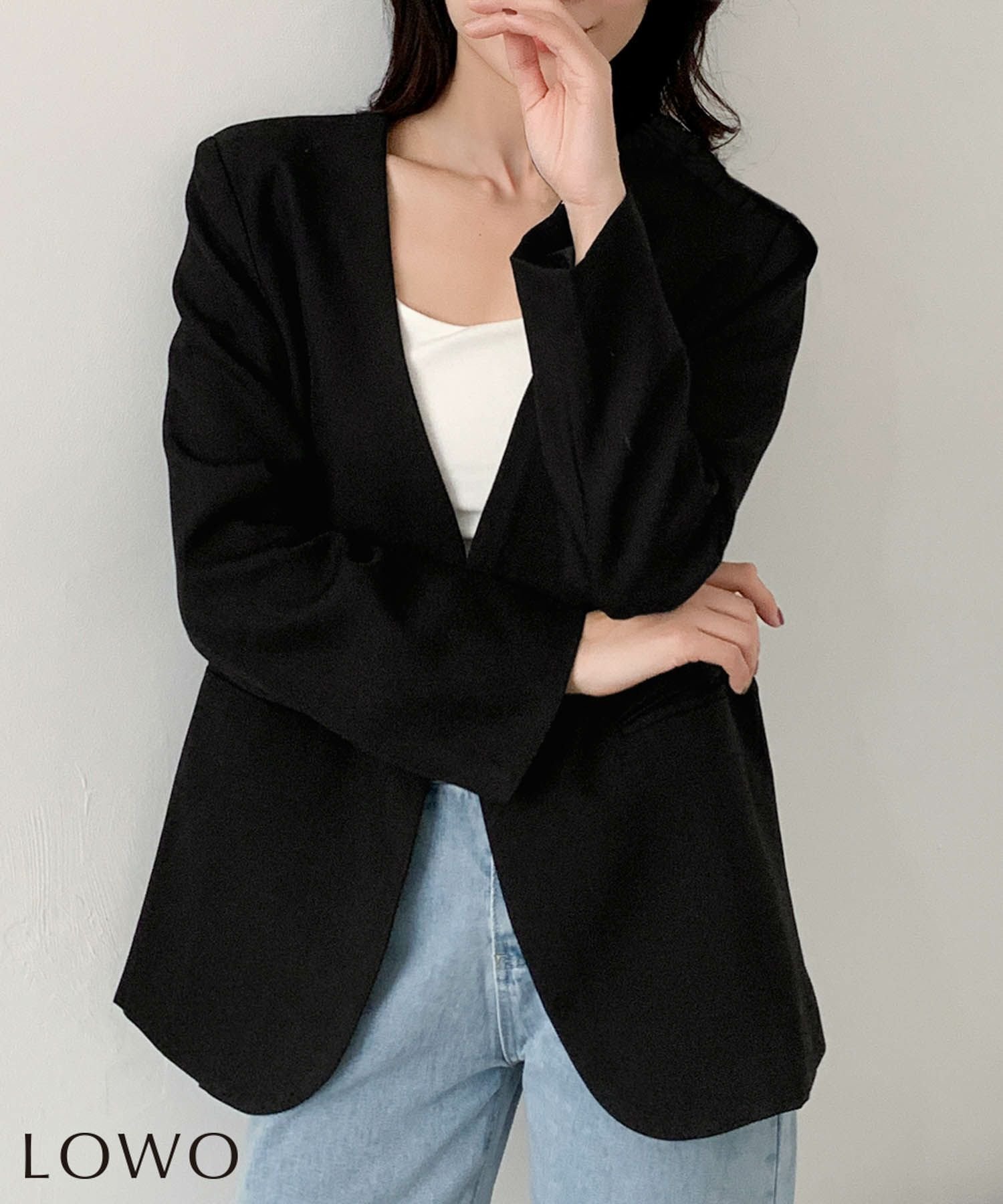 【ロワ/LOWO】のドットスカーフ付きノーカラージャケット 人気、トレンドファッション・服の通販 founy(ファニー) 　ファッション　Fashion　レディースファッション　Fashion for Women　アウター　Coat / Outerwear Collection　レディースジャケット・軽アウター　Jackets　ノーカラージャケット / シンプル上品コーデ　Collarless Jackets　新作・新入荷　New Arrivals / New In　ジャケット　Jacket, Outerwear　スカーフ　Scarf, Neckwear　ドット　Polka Dot, Dot Pattern　プチプライス・低価格　Affordable / Budget Price　 other-1|ID: prp329100004859891 ipo3291000000035969312