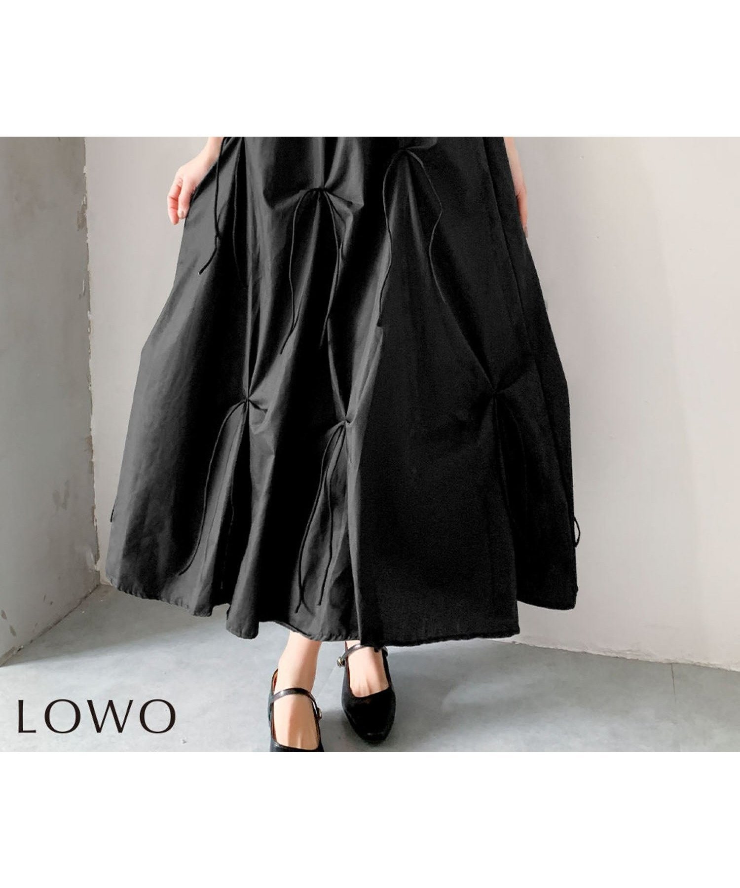 【ロワ/LOWO】の立体リボンデザインロングスカート 人気、トレンドファッション・服の通販 founy(ファニー) 　ファッション　Fashion　レディースファッション　Fashion for Women　スカート　Skirts　ロングスカート　Long Skirts / Maxi & Midi Skirts　新作・新入荷　New Arrivals / New In　プチプライス・低価格　Affordable / Budget Price　 other-1|ID: prp329100004863958 ipo3291000000036183275