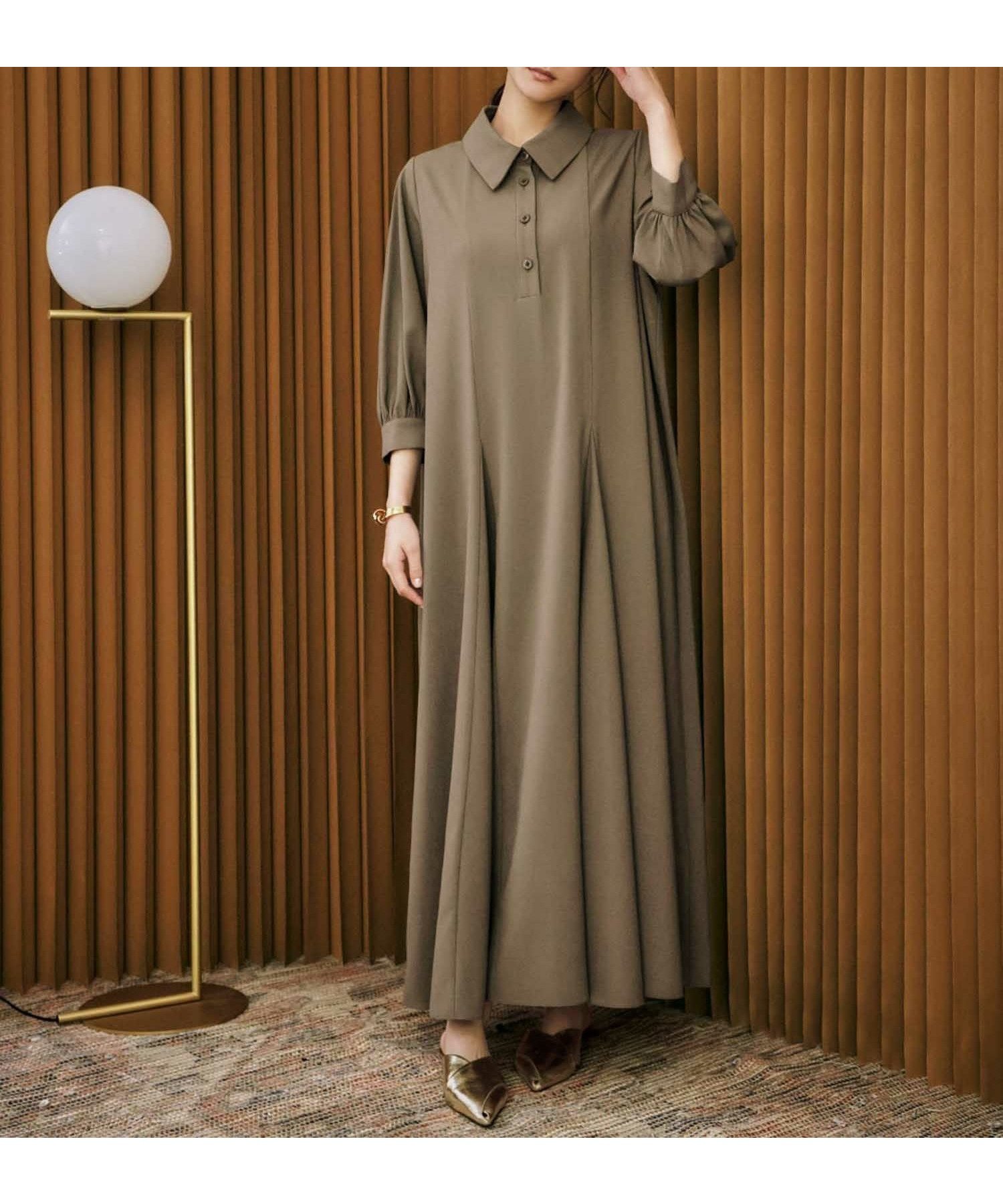 【エルフランク/ELFRANK】の【2026SS】襟付きマキシ丈フレアワンピース Washable 人気、トレンドファッション・服の通販 founy(ファニー) 　ファッション　Fashion　レディースファッション　Fashion for Women　ワンピース　Dresses　新作・新入荷　New Arrivals / New In　2026年　2026　フレア　Flare, Flared　プチプライス・低価格　Affordable / Budget Price　マキシ　Maxi, Full Length　 other-1|ID: prp329100004864647 ipo3291000000036205766