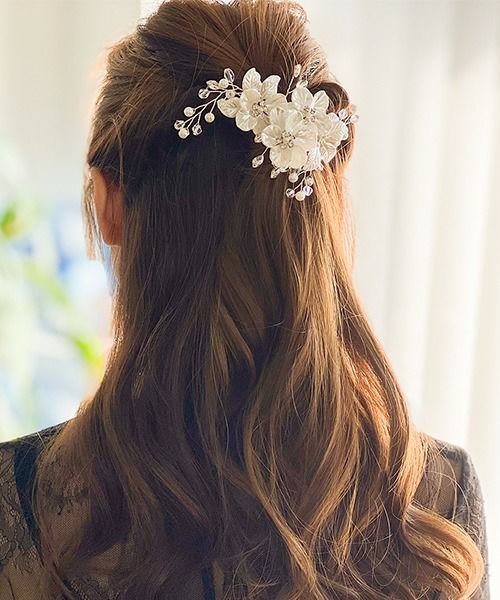 【ガール/GIRL】のビジュー&パールフラワーモチーフヘアクリップ 人気、トレンドファッション・服の通販 founy(ファニー) 　ファッション　Fashion　レディースファッション　Fashion for Women　新作・新入荷　New Arrivals / New In　ビジュー　Bijou, Jewel-like Accent　プチプライス・低価格　Affordable / Budget Price　 other-1|ID: prp329100004866980 ipo3291000000036253086