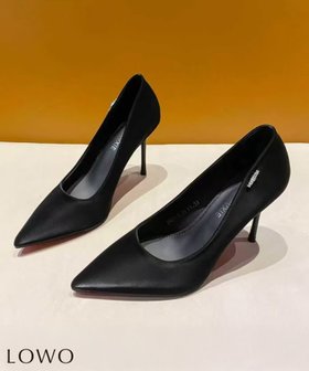 【ロワ/LOWO】 ブラックポインテッドヒールパンプス人気、トレンドファッション・服の通販 founy(ファニー) ファッション Fashion レディースファッション Fashion for Women 新作・新入荷 New Arrivals / New In プチプライス・低価格 Affordable / Budget Price |ID:prp329100004867412