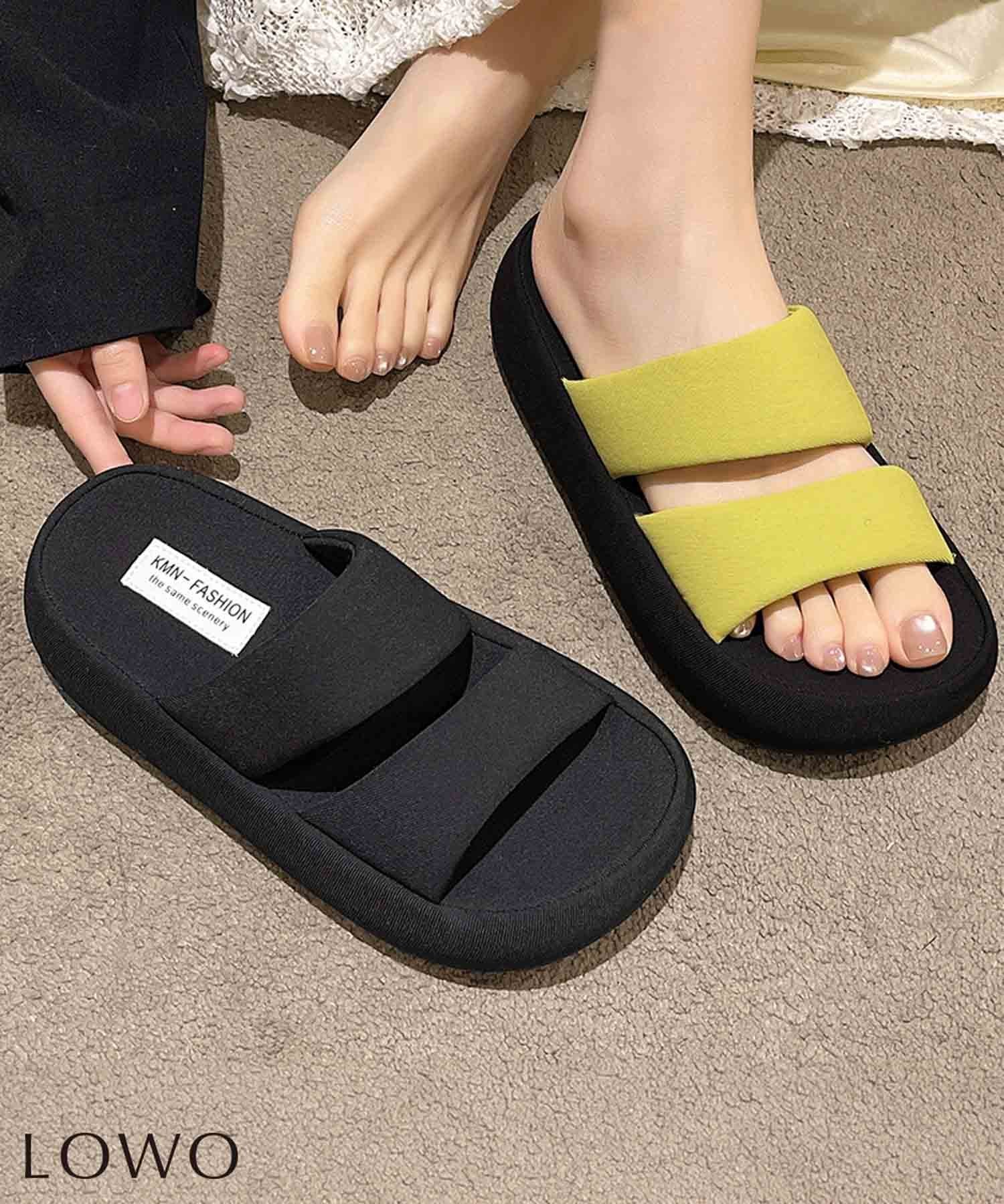 【ロワ/LOWO】のボリュームソールダブルストラップサンダル 人気、トレンドファッション・服の通販 founy(ファニー) 　ファッション　Fashion　レディースファッション　Fashion for Women　新作・新入荷　New Arrivals / New In　プチプライス・低価格　Affordable / Budget Price　 other-1|ID: prp329100004867413 ipo3291000000036258062