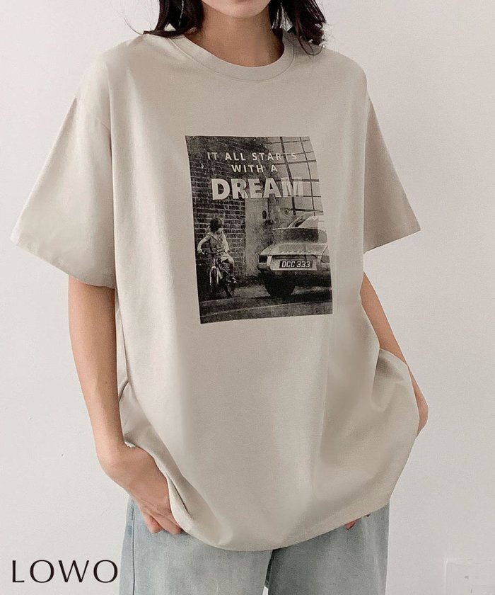 【ロワ/LOWO】のモノクロプリントオーバーサイズTシャツ インテリア・キッズ・メンズ・レディースファッション・服の通販 founy(ファニー) https://founy.com/ ファッション Fashion レディースファッション Fashion for Women トップス・カットソー Cut & Sew Tops シャツ・ブラウス・オフィスカジュアル Elegant Blouses & Button-Ups ロングTシャツ・Tシャツ Longline T-Shirts & Tees 新作・新入荷 New Arrivals / New In プチプライス・低価格 Affordable / Budget Price |ID: prp329100004870908 ipo3291000000036325124