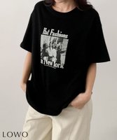 【ロワ/LOWO】のモノクロプリントオーバーサイズTシャツ 人気、トレンドファッション・服の通販 founy(ファニー) ファッション Fashion レディースファッション Fashion for Women トップス・カットソー Cut & Sew Tops シャツ・ブラウス・オフィスカジュアル Elegant Blouses & Button-Ups ロングTシャツ・Tシャツ Longline T-Shirts & Tees 新作・新入荷 New Arrivals / New In プチプライス・低価格 Affordable / Budget Price |ID:prp329100004870910