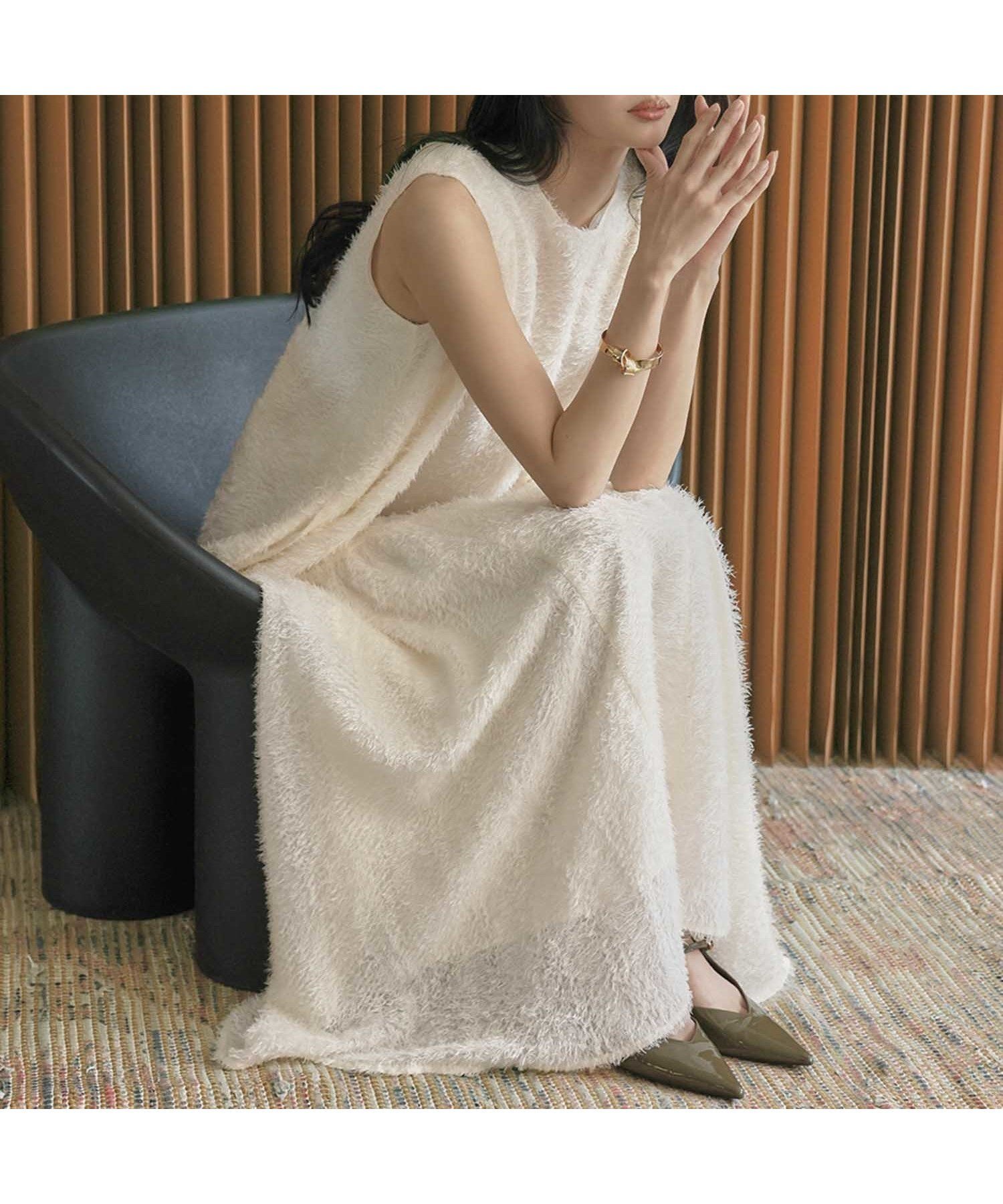 【エルフランク/ELFRANK】の【2026SS先行予約】ノースリーブフェザーティアードAラインロングワンピース 人気、トレンドファッション・服の通販 founy(ファニー) 　ファッション　Fashion　レディースファッション　Fashion for Women　ワンピース　Dresses　新作・新入荷　New Arrivals / New In　2026年　2026　プチプライス・低価格　Affordable / Budget Price　 other-1|ID: prp329100004871932 ipo3291000000036325138