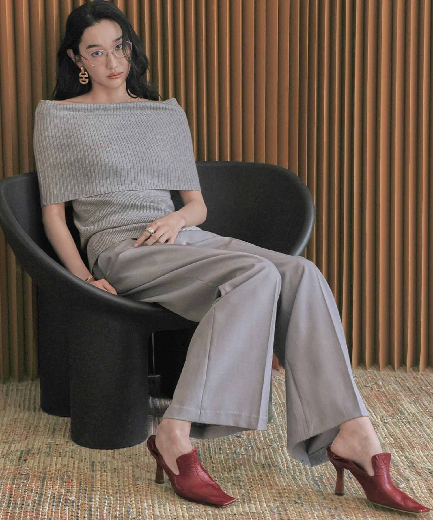 【エルフランク/ELFRANK】の【2026SS先行予約】コットン混リブニットオフショルダートップス 人気、トレンドファッション・服の通販 founy(ファニー) 　ファッション　Fashion　レディースファッション　Fashion for Women　トップス・カットソー　Cut & Sew Tops　ニット　Knit Tops & Sweaters　オフショルダー トップス　Off-Shoulder Tops / Bardot Style Tops　新作・新入荷　New Arrivals / New In　2026年　2026　プチプライス・低価格　Affordable / Budget Price　 other-1|ID: prp329100004871938 ipo3291000000036325150