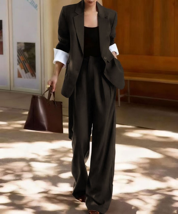 【フロリア/Flolia】の袖口配色テーラードジャケットワイドパンツ2点セットアップ インテリア・キッズ・メンズ・レディースファッション・服の通販 founy(ファニー) https://founy.com/ ファッション Fashion レディースファッション Fashion for Women アウター Coat / Outerwear Collection レディースジャケット・軽アウター Jackets テーラードジャケット / 通勤・きれいめスタイル Tailored Jackets & Blazers セットアップ Matching Sets レディースパンツ・ボトムス Pants & Trousers / Bottoms 新作・新入荷 New Arrivals / New In セットアップ Set-Up, Coordinated Outfit プチプライス・低価格 Affordable / Budget Price |ID: prp329100004878306 ipo3291000000036392726