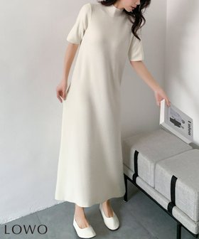 【ロワ/LOWO】のプチハイネックAラインワンピース 人気、トレンドファッション・服の通販 founy(ファニー) ファッション Fashion レディースファッション Fashion for Women ワンピース Dresses Aラインワンピース・フレアシルエット A-Line Dresses / Flared Silhouette Dresses 新作・新入荷 New Arrivals / New In プチプライス・低価格 Affordable / Budget Price |ID:prp329100004883774