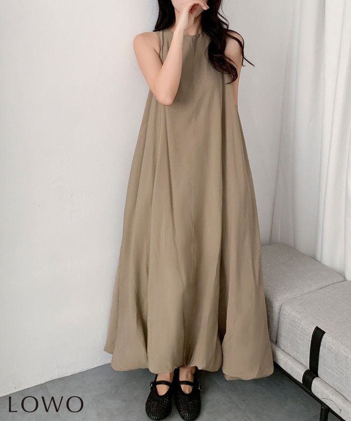 【ロワ/LOWO】のノースリーブAラインマキシ丈ワンピース インテリア・キッズ・メンズ・レディースファッション・服の通販 founy(ファニー) https://founy.com/ ファッション Fashion レディースファッション Fashion for Women ワンピース Dresses 新作・新入荷 New Arrivals / New In ノースリーブ Sleeveless, No-Sleeve プチプライス・低価格 Affordable / Budget Price マキシ Maxi, Full Length |ID: prp329100004891730 ipo3291000000037057701