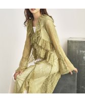 【ガール/GIRL】の【ANDRESD】総レースラッフルロングワンピースインナー付き2点セット 人気、トレンドファッション・服の通販 founy(ファニー) ファッション Fashion レディースファッション Fashion for Women ワンピース Dresses 新作・新入荷 New Arrivals / New In プチプライス・低価格 Affordable / Budget Price |ID:prp329100004899711