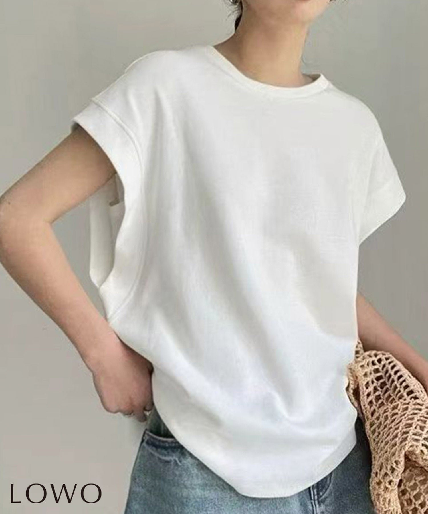 【ロワ/LOWO】のワイドアームホールオーバーサイズフレンチスリーブカットソー 人気、トレンドファッション・服の通販 founy(ファニー) 　ファッション　Fashion　レディースファッション　Fashion for Women　トップス・カットソー　Cut & Sew Tops　カットソー・ベーシックTシャツ　Cut-and-Sewn Tops / Stretch Tees & Basics　新作・新入荷　New Arrivals / New In　プチプライス・低価格　Affordable / Budget Price　ワイド　Wide, Wide Fit　 other-1|ID: prp329100004926301 ipo3291000000036964690