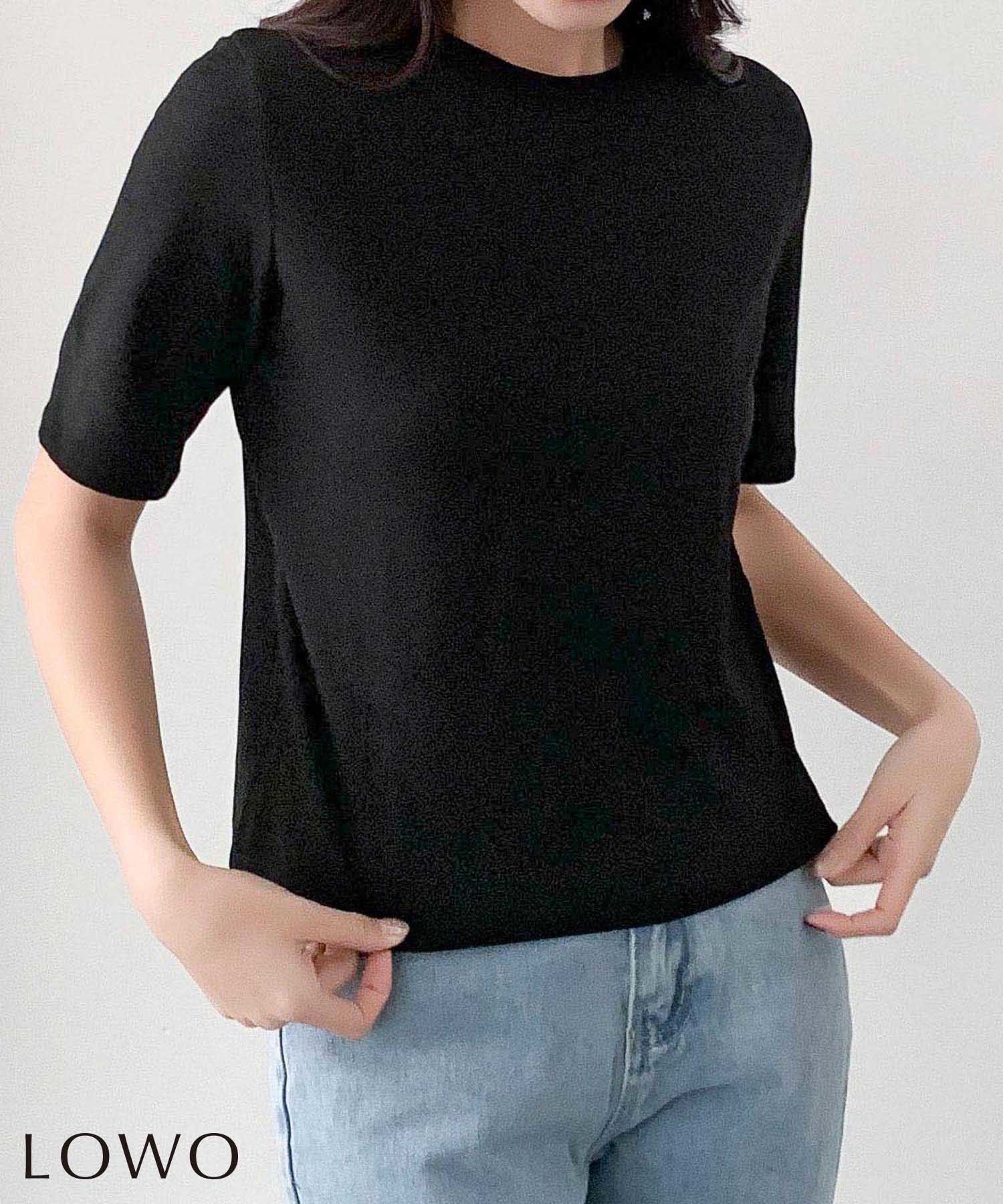 【ロワ/LOWO】のなめらかストレッチカラーTシャツ 人気、トレンドファッション・服の通販 founy(ファニー) 　ファッション　Fashion　レディースファッション　Fashion for Women　トップス・カットソー　Cut & Sew Tops　シャツ・ブラウス・オフィスカジュアル　Elegant Blouses & Button-Ups　ロングTシャツ・Tシャツ　Longline T-Shirts & Tees　新作・新入荷　New Arrivals / New In　なめらか　Smooth, Silky Texture　ストレッチ　Stretch, Stretchy Fabric　プチプライス・低価格　Affordable / Budget Price　 other-1|ID: prp329100004926305 ipo3291000000036964701