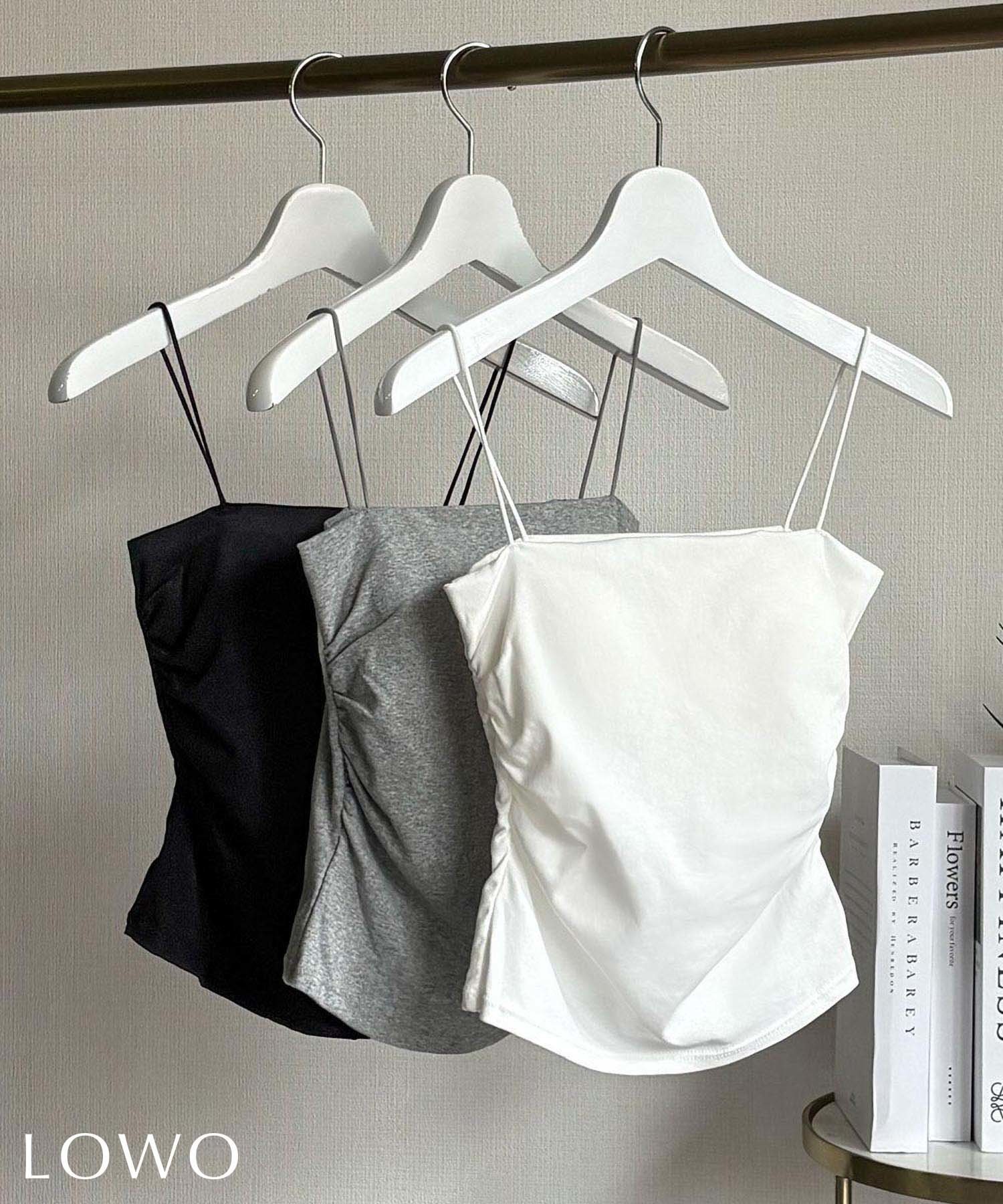 【ロワ/LOWO】の綿90% カップ付きキャミソール|やさしい着心地 ストレッチキャミソール 人気、トレンドファッション・服の通販 founy(ファニー) 　ファッション　Fashion　レディースファッション　Fashion for Women　トップス・カットソー　Cut & Sew Tops　キャミソール&ノースリーブ　Camisoles & Sleeveless Tops　新作・新入荷　New Arrivals / New In　キャミソール　Camisole, Spaghetti Strap Top　ストレッチ　Stretch, Stretchy Fabric　プチプライス・低価格　Affordable / Budget Price　 other-1|ID: prp329100004926313 ipo3291000000036964719