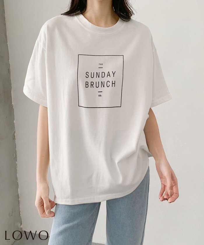 【ロワ/LOWO】の英字ロゴオーバーサイズTシャツ インテリア・キッズ・メンズ・レディースファッション・服の通販 founy(ファウニー) https://founy.com/ ファッション Fashion レディースファッション Fashion for Women トップス・カットソー Cut & Sew Tops シャツ・ブラウス・オフィスカジュアル Elegant Blouses & Button-Ups ロングTシャツ・Tシャツ Longline T-Shirts & Tees 新作・新入荷 New Arrivals / New In プチプライス・低価格 Affordable / Budget Price |ID: prp329100004926322 ipo3291000000036964737