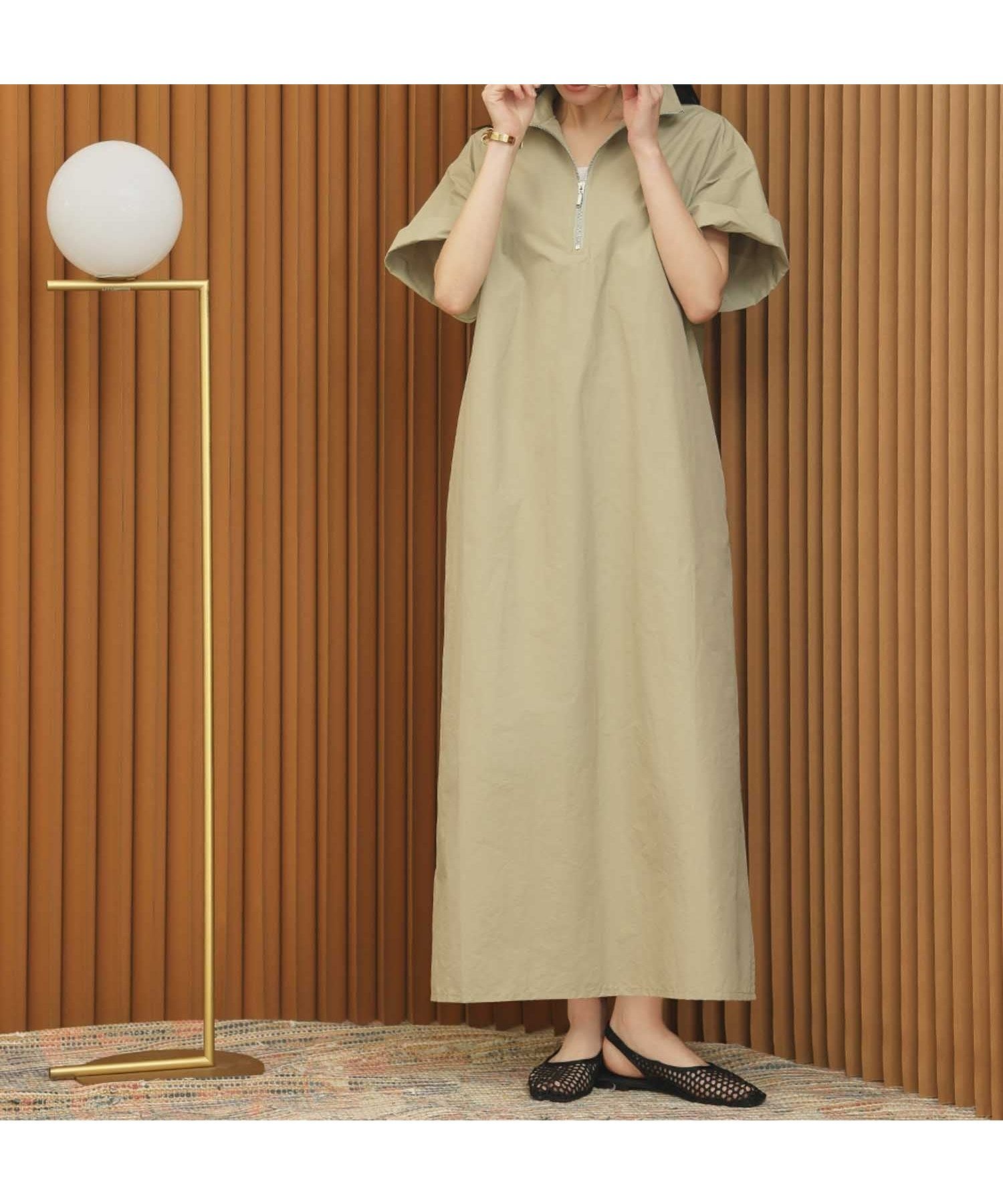 【エルフランク/ELFRANK】の【2026SS】スタンドカラーハーフジップロングワンピース 人気、トレンドファッション・服の通販 founy(ファニー) 　ファッション　Fashion　レディースファッション　Fashion for Women　ワンピース　Dresses　新作・新入荷　New Arrivals / New In　2026年　2026　プチプライス・低価格　Affordable / Budget Price　 other-1|ID: prp329100004931920 ipo3291000000037016790