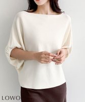 【ロワ/LOWO】のボートネックドルマンシルエット半袖カットソー 人気、トレンドファッション・服の通販 founy(ファニー) ファッション Fashion レディースファッション Fashion for Women トップス・カットソー Cut & Sew Tops カットソー・ベーシックTシャツ Cut-and-Sewn Tops / Stretch Tees & Basics 新作・新入荷 New Arrivals / New In カットソー Cut and Sewn Top プチプライス・低価格 Affordable / Budget Price 半袖 Short Sleeve, Half Sleeve |ID:prp329100004956748