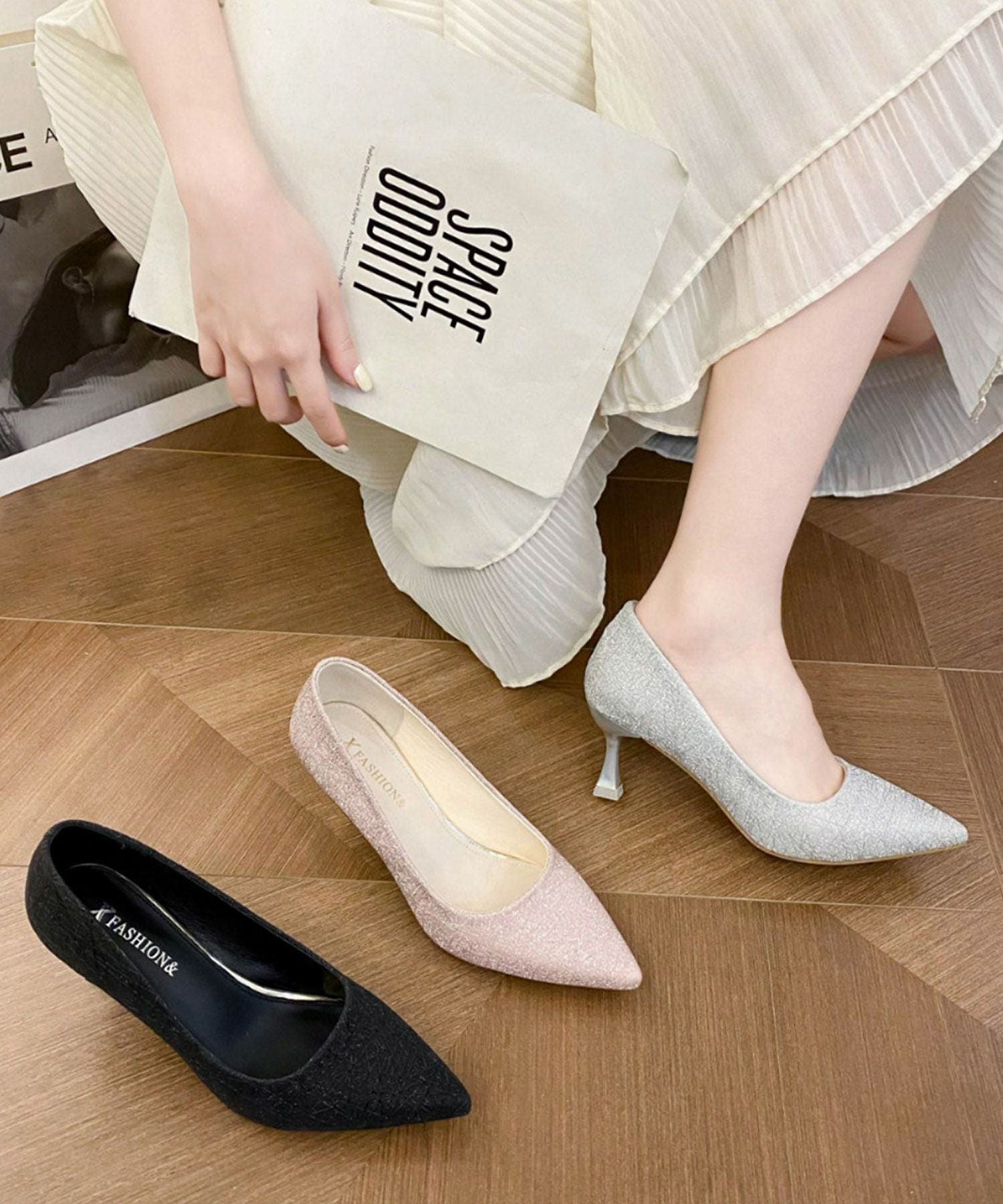 【ロワ/LOWO】のポインテッドトゥローヒールパンプス 大人の最旬トレンドファッション＆コーディネート founy(ファウニー) 　ファッション　Fashion　レディースファッション　Fashion for Women　新作・新入荷　New Arrivals / New In　プチプライス・低価格　Affordable / Budget Price　 other-1|ID: prp329100004964813 ipo3291000000037253751
