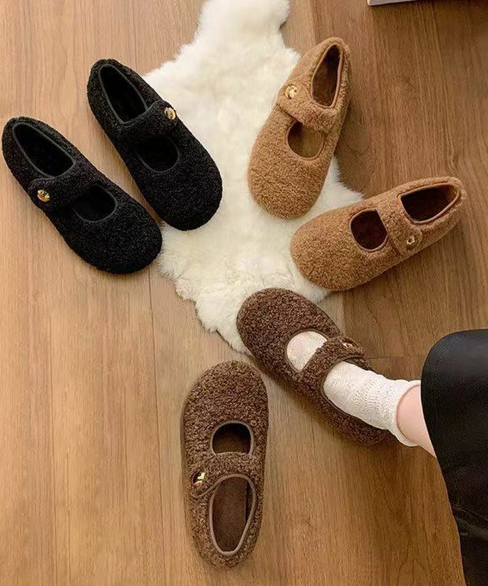 【ロワ/LOWO】のボアフラットメリージェーンシューズ インテリア・キッズ・メンズ・レディースファッション・服の通販 founy(ファウニー) https://founy.com/ ファッション Fashion レディースファッション Fashion for Women 新作・新入荷 New Arrivals / New In プチプライス・低価格 Affordable / Budget Price |ID: prp329100004964825 ipo3291000000037253763