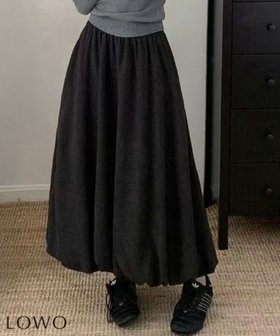 【ロワ/LOWO】のロングバルーンスカート 大人の最旬トレンドファッション＆コーディネート founy(ファウニー) ファッション Fashion レディースファッション Fashion for Women スカート Skirts 新作・新入荷 New Arrivals / New In プチプライス・低価格 Affordable / Budget Price |ID:prp329100004964955