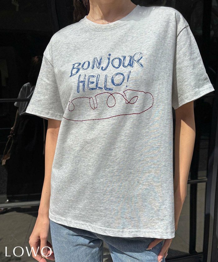 【ロワ/LOWO】の綿混フロントプリントTシャツカットソー インテリア・キッズ・メンズ・レディースファッション・服の通販 founy(ファウニー) https://founy.com/ ファッション Fashion レディースファッション Fashion for Women トップス・カットソー Cut & Sew Tops シャツ・ブラウス・オフィスカジュアル Elegant Blouses & Button-Ups ロングTシャツ・Tシャツ Longline T-Shirts & Tees カットソー・ベーシックTシャツ Cut-and-Sewn Tops / Stretch Tees & Basics 新作・新入荷 New Arrivals / New In カットソー Cut and Sewn Top フロント Front, Front Design プチプライス・低価格 Affordable / Budget Price プリント Print, Printed Pattern |ID: prp329100004966032 ipo3291000000037255302