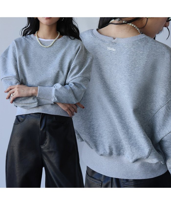 【エルフランク/ELFRANK】のワンポイント刺繍バックスリットスウェットプルオーバー Washable インテリア・キッズ・メンズ・レディースファッション・服の通販 founy(ファウニー) https://founy.com/ ファッション Fashion レディースファッション Fashion for Women トップス・カットソー Cut & Sew Tops レディースパーカー・カジュアルフーディー Casual Hoodies & Sweatshirts カジュアルプルオーバー・ニットトップス Pullovers & Knit Tops / Casual Pullovers スウェット・クルーネックトップス Sweatshirts & Crewnecks / Relaxed Fit Sweat Tops バッグ Bags 新作・新入荷 New Arrivals / New In プチプライス・低価格 Affordable / Budget Price ワンポイント One Point, Statement Accent |ID: prp329100004966157 ipo3291000000037255633