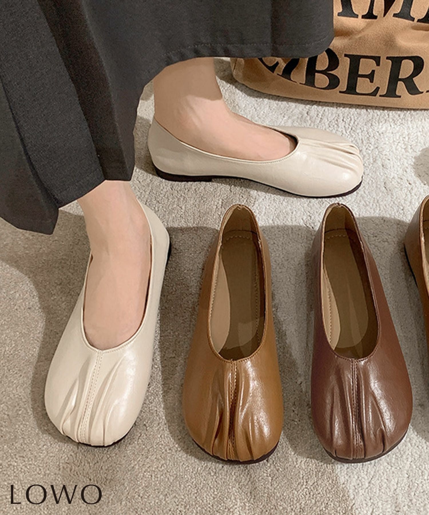 【ロワ/LOWO】のギャザーフラットシューズ 大人の最旬トレンドファッション＆コーディネート founy(ファウニー) 　ファッション　Fashion　レディースファッション　Fashion for Women　新作・新入荷　New Arrivals / New In　プチプライス・低価格　Affordable / Budget Price　 other-1|ID: prp329100004966313 ipo3291000000037256018