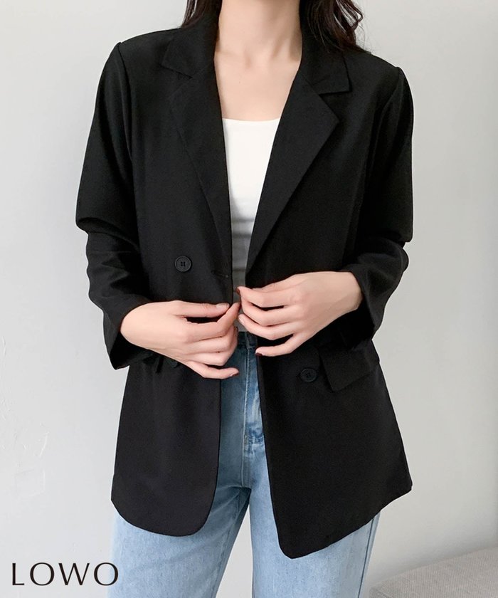 【ロワ/LOWO】のオーバーサイズダブルテーラードジャケット インテリア・キッズ・メンズ・レディースファッション・服の通販 founy(ファウニー) https://founy.com/ ファッション Fashion レディースファッション Fashion for Women アウター Coat / Outerwear Collection レディースジャケット・軽アウター Jackets テーラードジャケット / 通勤・きれいめスタイル Tailored Jackets & Blazers 新作・新入荷 New Arrivals / New In プチプライス・低価格 Affordable / Budget Price |ID: prp329100004966470 ipo3291000000037256404